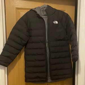 The North Face Black Quilted Jacket reversible